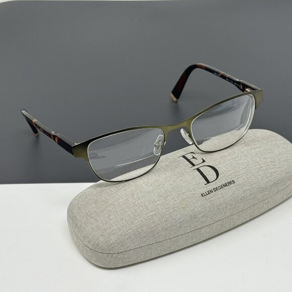 ED by Ellen Degeneres Optical Eyeglasses ED O-15 DOLV 49 [] 17 140 DARK OLIVE - Picture 1 of 15